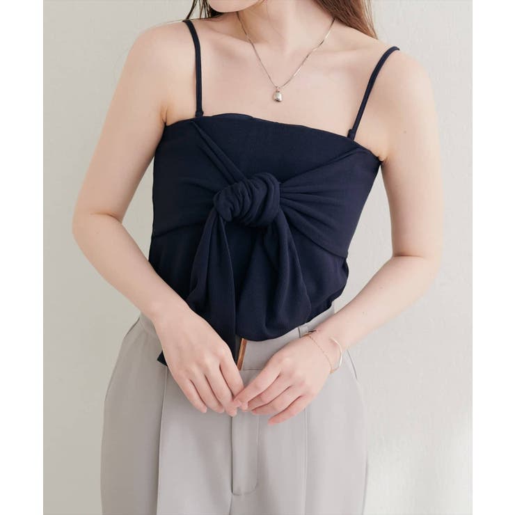 【natural couture】フロントリボンカップ付きキャミ | NICE CLAUP / OLIVE des OLIVE　OUTLET | 詳細画像19 