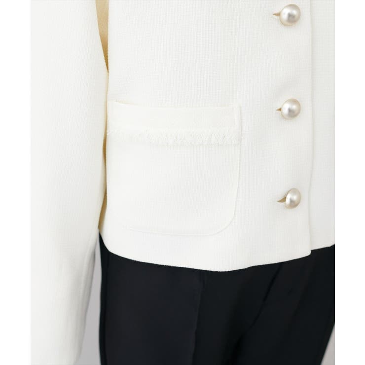 【natural couture】ツイードゆったりジャケット | NICE CLAUP / OLIVE des OLIVE　OUTLET | 詳細画像15 