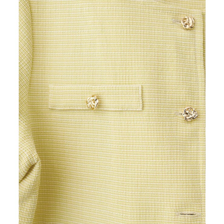 【natural couture】ツイード半袖ジャケット | NICE CLAUP / OLIVE des OLIVE　OUTLET | 詳細画像7 