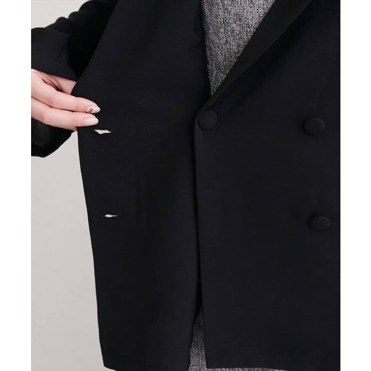 【natural couture】ベルト付きシアージャケット | NICE CLAUP / OLIVE des OLIVE　OUTLET | 詳細画像23 