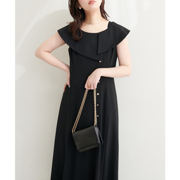 【natural couture】アシメカラーオフショル風ワンピース | NICE CLAUP / OLIVE des OLIVE　OUTLET | 詳細画像15 
