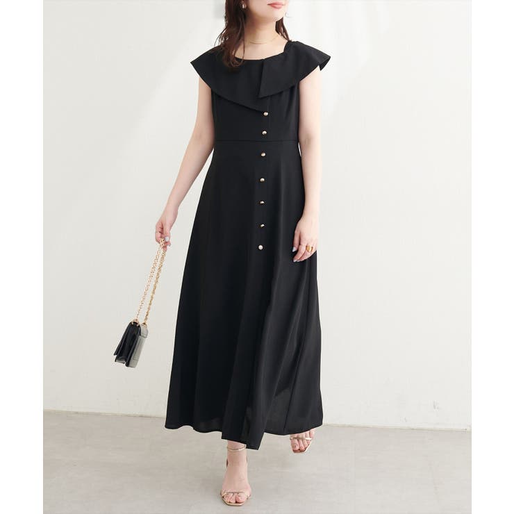 【natural couture】アシメカラーオフショル風ワンピース | NICE CLAUP / OLIVE des OLIVE　OUTLET | 詳細画像13 
