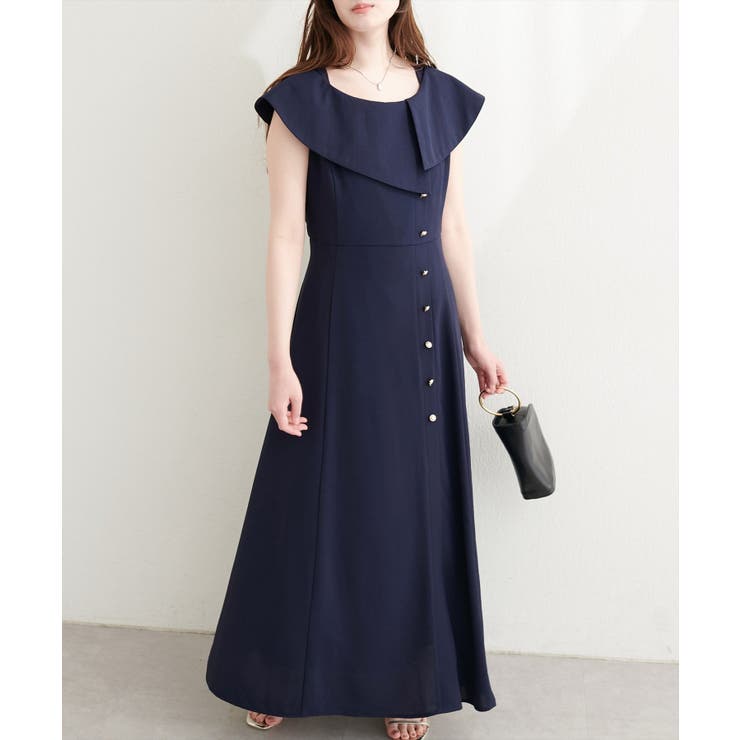 【natural couture】アシメカラーオフショル風ワンピース | NICE CLAUP / OLIVE des OLIVE　OUTLET | 詳細画像8 
