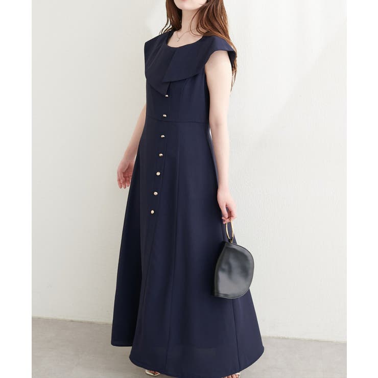 【natural couture】アシメカラーオフショル風ワンピース | NICE CLAUP / OLIVE des OLIVE　OUTLET | 詳細画像10 