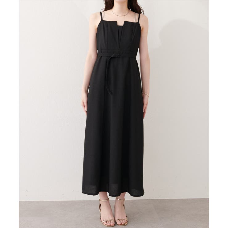 【natural couture】フロントスリットキャミワンピース | NICE CLAUP / OLIVE des OLIVE　OUTLET | 詳細画像19 