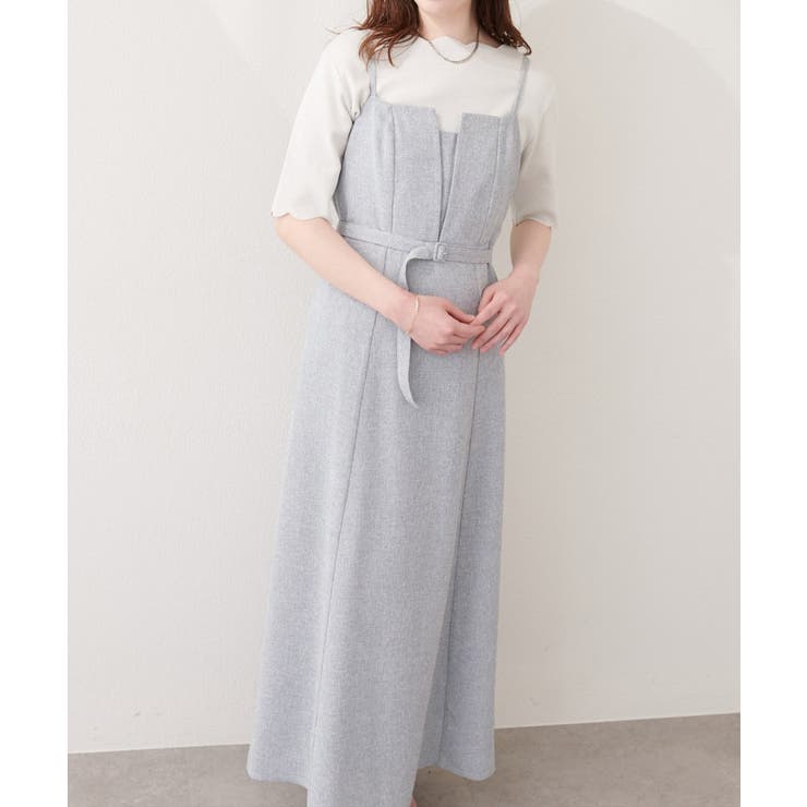 ミント | 【natural couture】フロントスリットキャミワンピース | NICE CLAUP / OLIVE des OLIVE　OUTLET