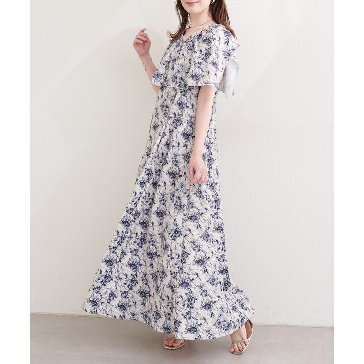 【natural couture】フリルカラーノースリワンピース | NICE CLAUP / OLIVE des OLIVE　OUTLET | 詳細画像19 
