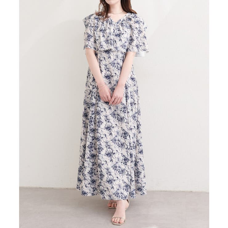 【natural couture】フリルカラーノースリワンピース | NICE CLAUP / OLIVE des OLIVE　OUTLET | 詳細画像20 