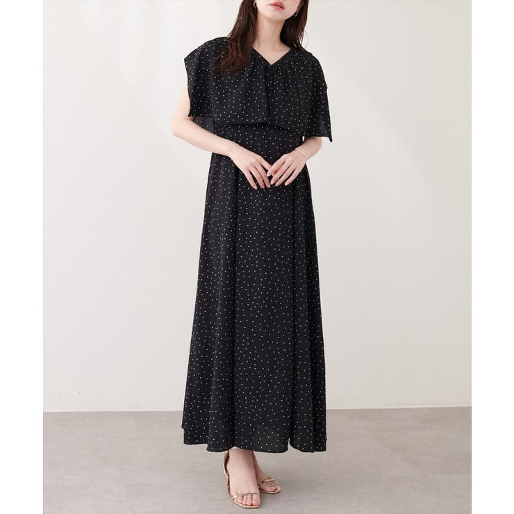 【natural couture】フリルカラーノースリワンピース | NICE CLAUP / OLIVE des OLIVE　OUTLET | 詳細画像9 