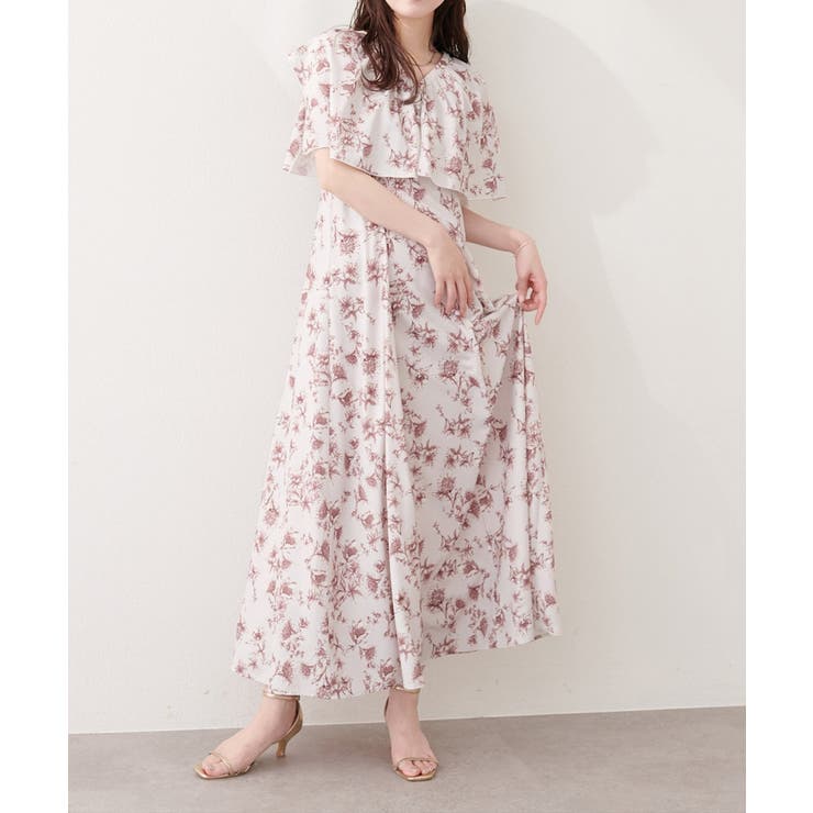 【natural couture】フリルカラーノースリワンピース | NICE CLAUP / OLIVE des OLIVE　OUTLET | 詳細画像15 