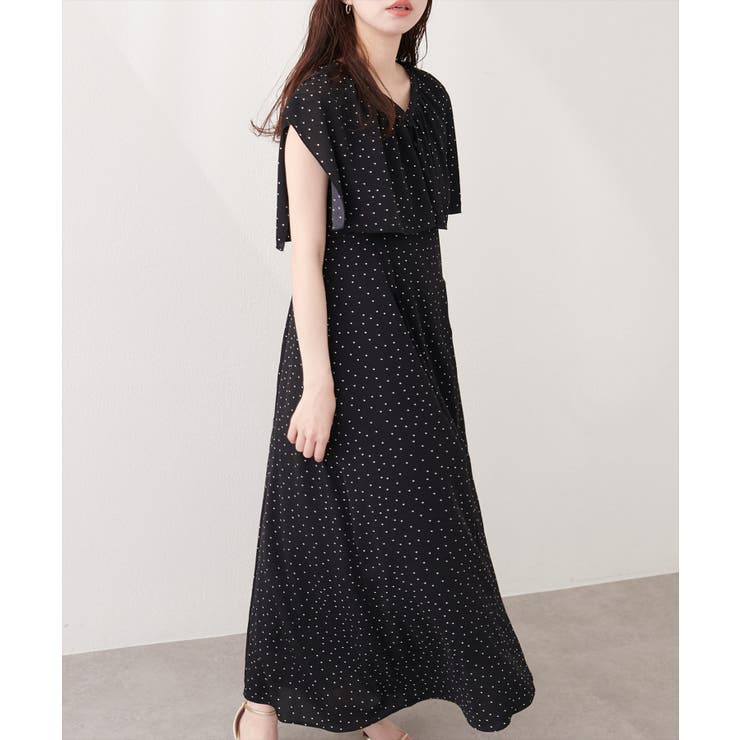 柄2 | 【natural couture】フリルカラーノースリワンピース | NICE CLAUP / OLIVE des OLIVE　OUTLET