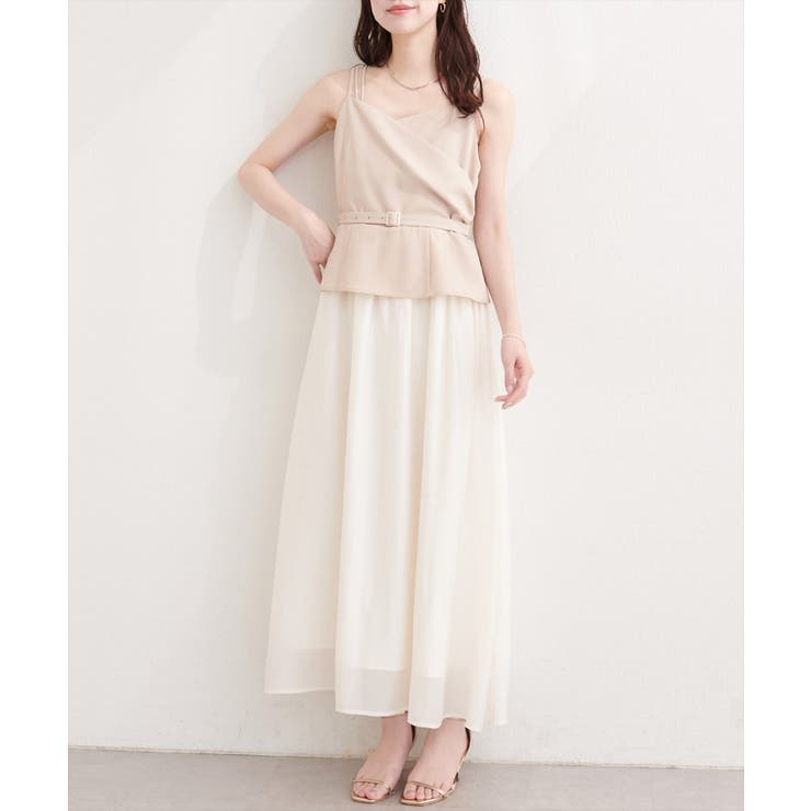 【natural couture】カシュクールドッキングキャミワンピース | NICE CLAUP / OLIVE des OLIVE　OUTLET | 詳細画像27 