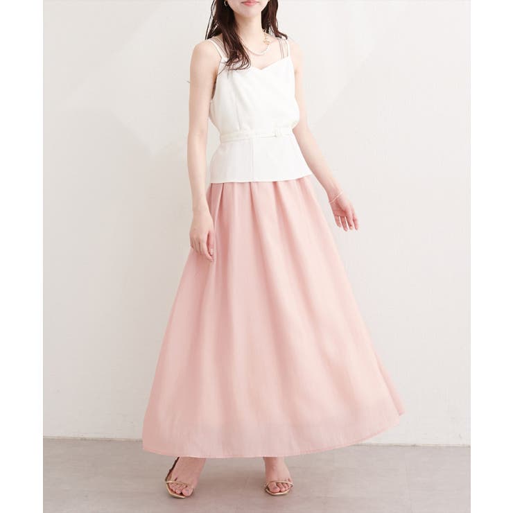 【natural couture】カシュクールドッキングキャミワンピース | NICE CLAUP / OLIVE des OLIVE　OUTLET | 詳細画像5 