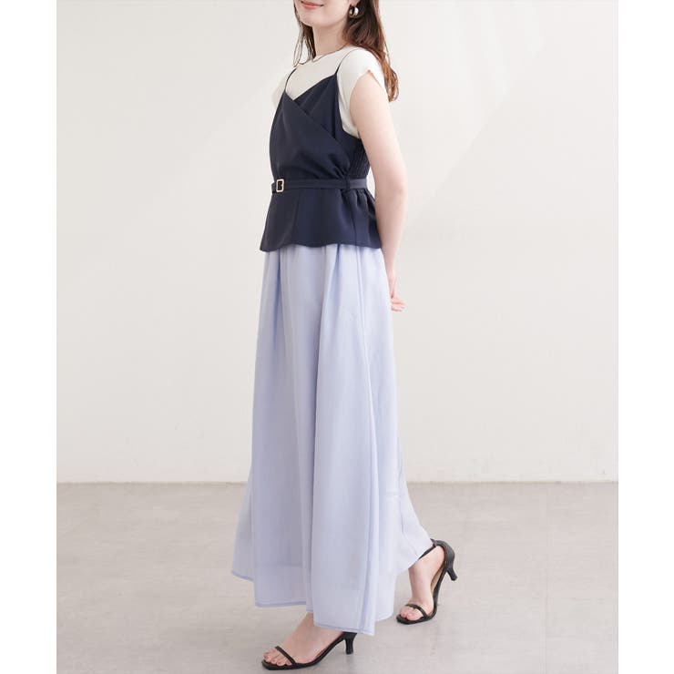 【natural couture】カシュクールドッキングキャミワンピース | NICE CLAUP / OLIVE des OLIVE　OUTLET | 詳細画像17 