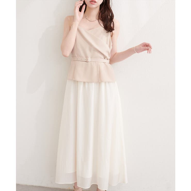 【natural couture】カシュクールドッキングキャミワンピース | NICE CLAUP / OLIVE des OLIVE　OUTLET | 詳細画像8 