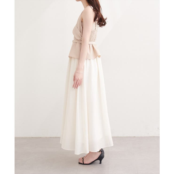【natural couture】カシュクールドッキングキャミワンピース | NICE CLAUP / OLIVE des OLIVE　OUTLET | 詳細画像20 