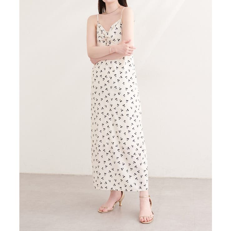 【natural couture】フルーツ柄キャミワンピース | NICE CLAUP / OLIVE des OLIVE　OUTLET | 詳細画像4 