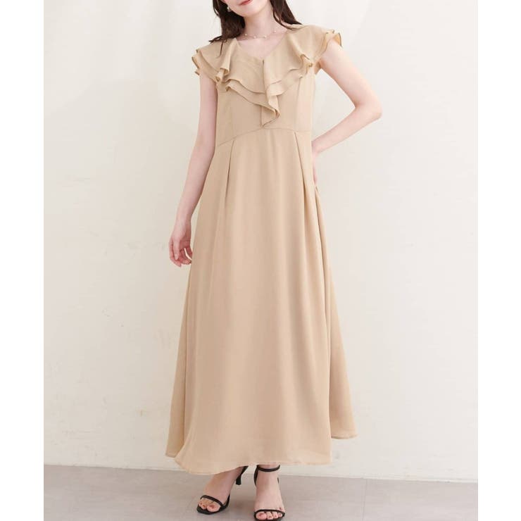【natural couture】フリルカラーノースリワンピース | NICE CLAUP / OLIVE des OLIVE　OUTLET | 詳細画像21 