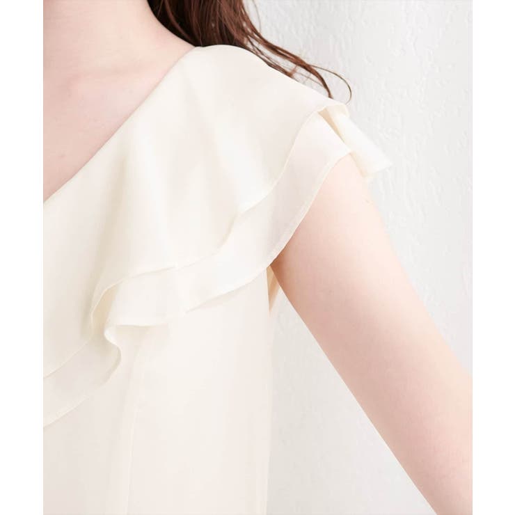 【natural couture】フリルカラーノースリワンピース | NICE CLAUP / OLIVE des OLIVE　OUTLET | 詳細画像19 