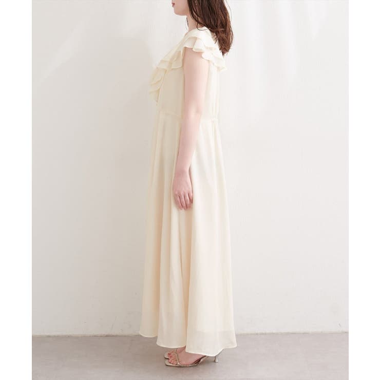 【natural couture】フリルカラーノースリワンピース | NICE CLAUP / OLIVE des OLIVE　OUTLET | 詳細画像14 