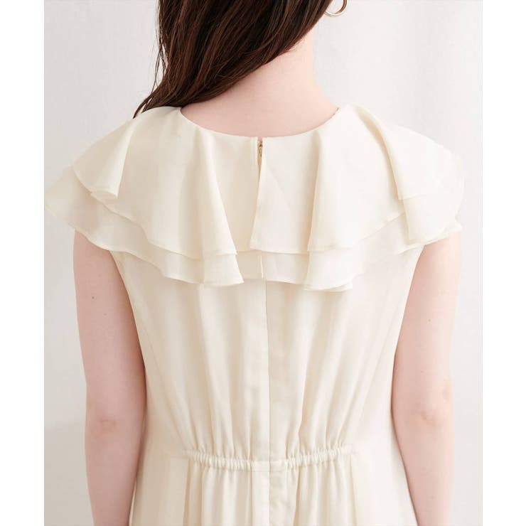 【natural couture】フリルカラーノースリワンピース | NICE CLAUP / OLIVE des OLIVE　OUTLET | 詳細画像17 