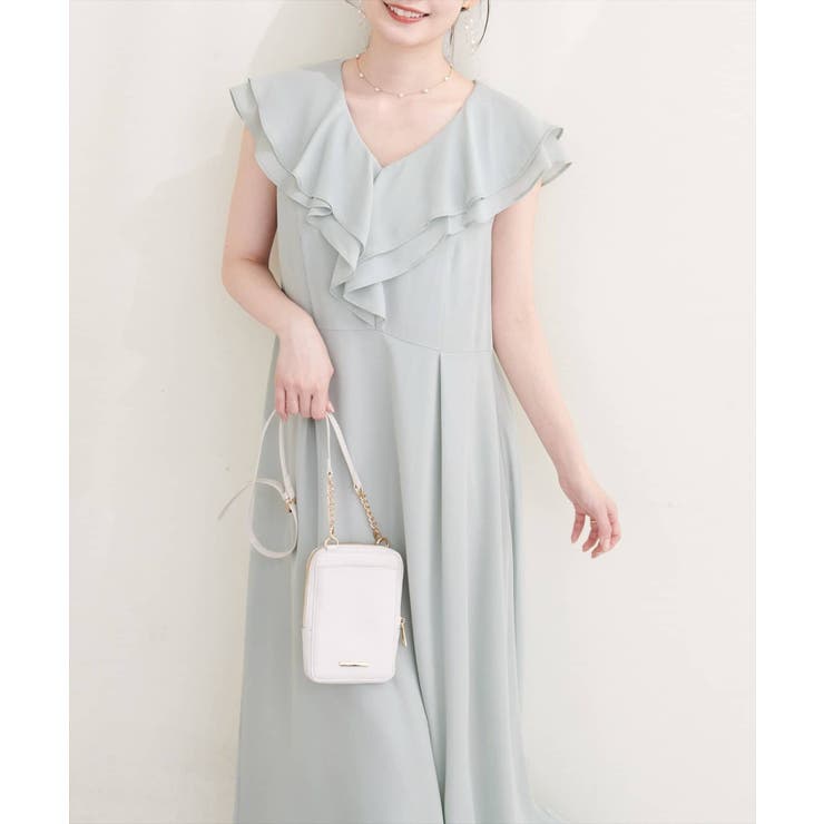 【natural couture】フリルカラーノースリワンピース | NICE CLAUP / OLIVE des OLIVE　OUTLET | 詳細画像8 