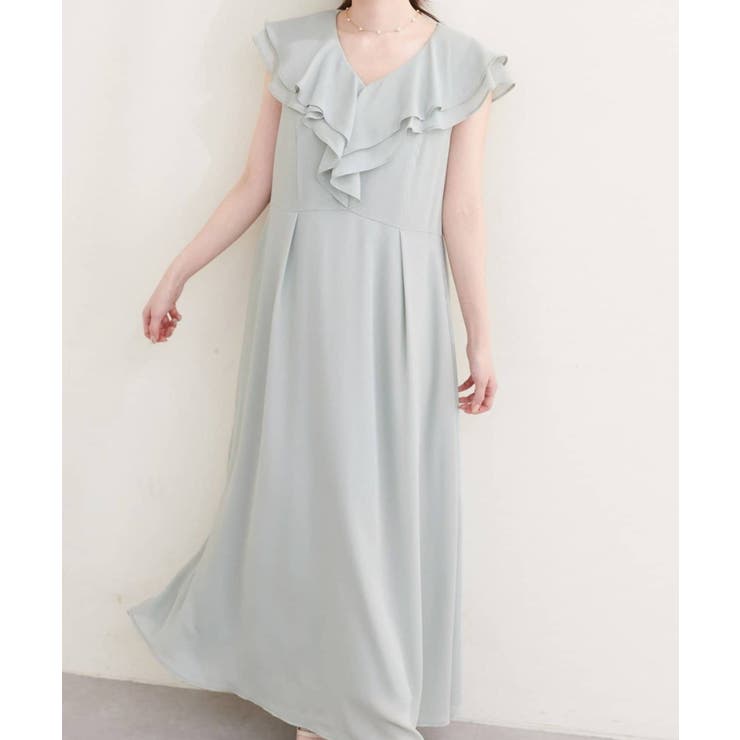 【natural couture】フリルカラーノースリワンピース | NICE CLAUP / OLIVE des OLIVE　OUTLET | 詳細画像9 