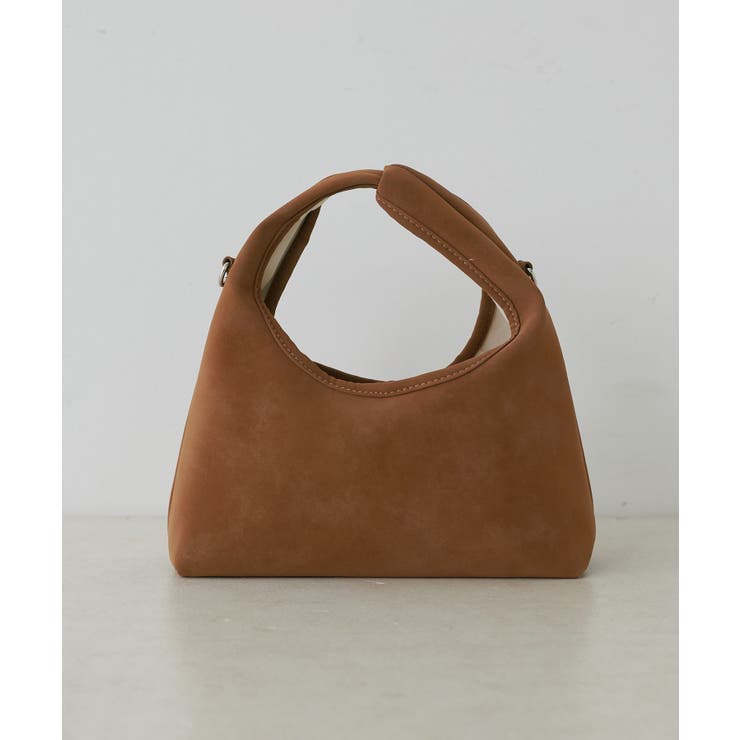 【natural couture】リボン付きスエードバッグ | NICE CLAUP / OLIVE des OLIVE　OUTLET | 詳細画像1 