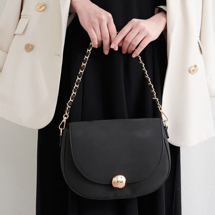 ブラック | フォーチェーンショルダー | NICE CLAUP / OLIVE des OLIVE　OUTLET