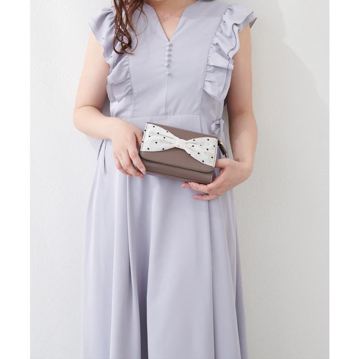 ブラウン | 【natural couture】2WAYリボンバッグ | NICE CLAUP / OLIVE des OLIVE　OUTLET