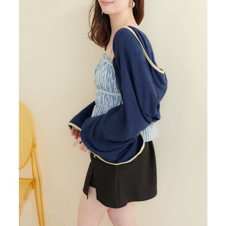 【natural couture】フード付きマルチWAYタオル | NICE CLAUP / OLIVE des OLIVE　OUTLET | 詳細画像15 