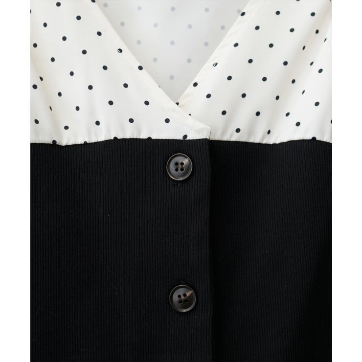 【natural couture】リブ使いTOPS×ギャザー切り替えスカートSE… | NICE CLAUP / OLIVE des OLIVE　OUTLET | 詳細画像3 