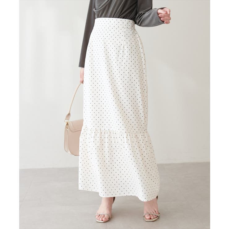 【natural couture】リブ使いTOPS×ギャザー切り替えスカートSE… | NICE CLAUP / OLIVE des OLIVE　OUTLET | 詳細画像7 