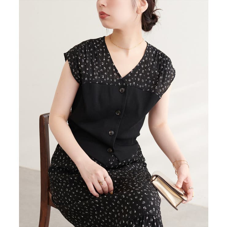 【natural couture】リブ使いTOPS×ギャザー切り替えスカートSE… | NICE CLAUP / OLIVE des OLIVE　OUTLET | 詳細画像27 