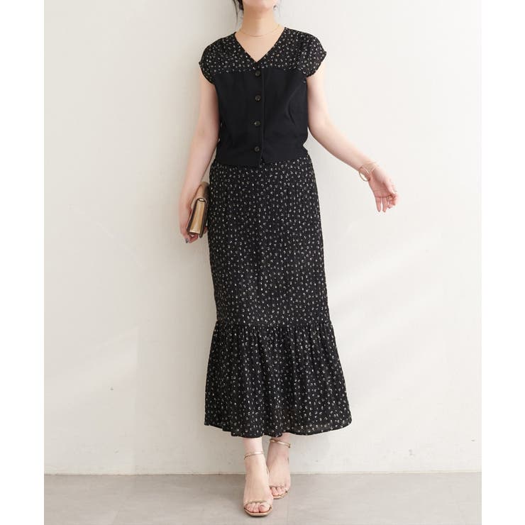 【natural couture】リブ使いTOPS×ギャザー切り替えスカートSE… | NICE CLAUP / OLIVE des OLIVE　OUTLET | 詳細画像30 