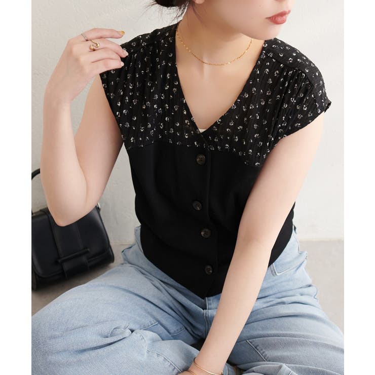 【natural couture】リブ使いTOPS×ギャザー切り替えスカートSE… | NICE CLAUP / OLIVE des OLIVE　OUTLET | 詳細画像33 