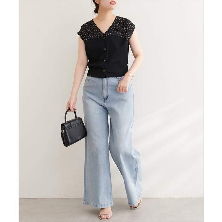 【natural couture】リブ使いTOPS×ギャザー切り替えスカートSE… | NICE CLAUP / OLIVE des OLIVE　OUTLET | 詳細画像35 
