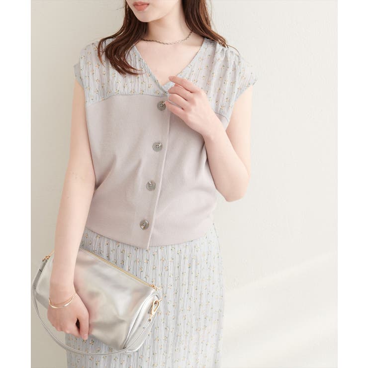 【natural couture】リブ使いTOPS×ギャザー切り替えスカートSE… | NICE CLAUP / OLIVE des OLIVE　OUTLET | 詳細画像11 
