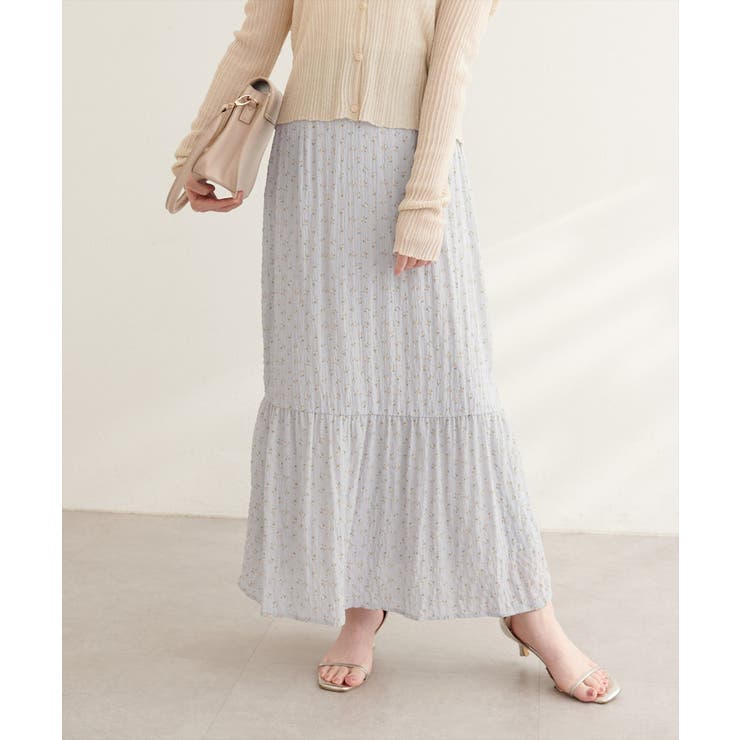【natural couture】リブ使いTOPS×ギャザー切り替えスカートSE… | NICE CLAUP / OLIVE des OLIVE　OUTLET | 詳細画像17 