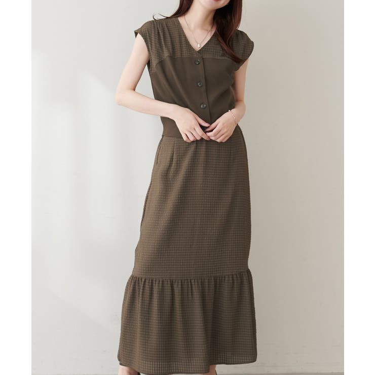 【natural couture】リブ使いTOPS×ギャザー切り替えスカートSE… | NICE CLAUP / OLIVE des OLIVE　OUTLET | 詳細画像21 