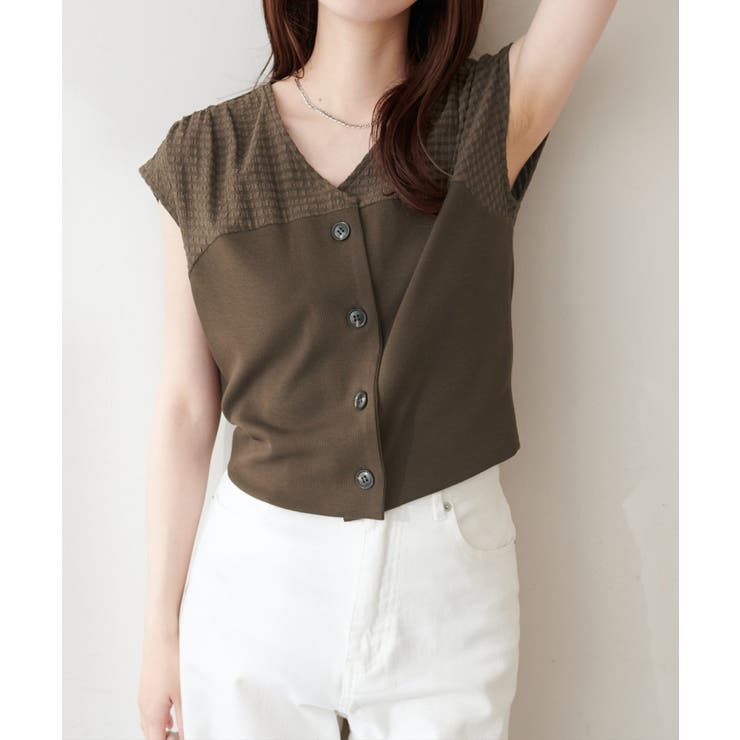 【natural couture】リブ使いTOPS×ギャザー切り替えスカートSE… | NICE CLAUP / OLIVE des OLIVE　OUTLET | 詳細画像24 