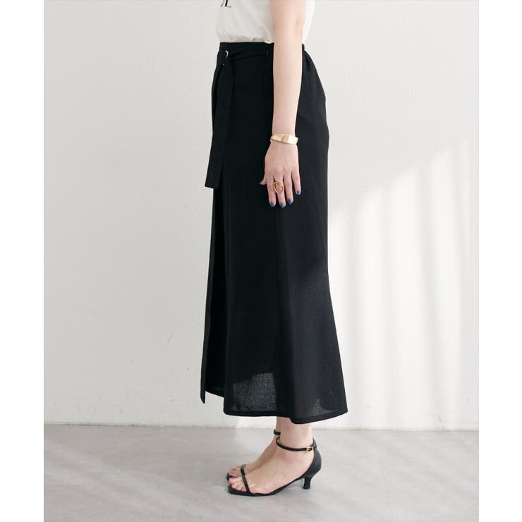 【natural couture】ラップ風ツイードスカート | NICE CLAUP / OLIVE des OLIVE　OUTLET | 詳細画像10 