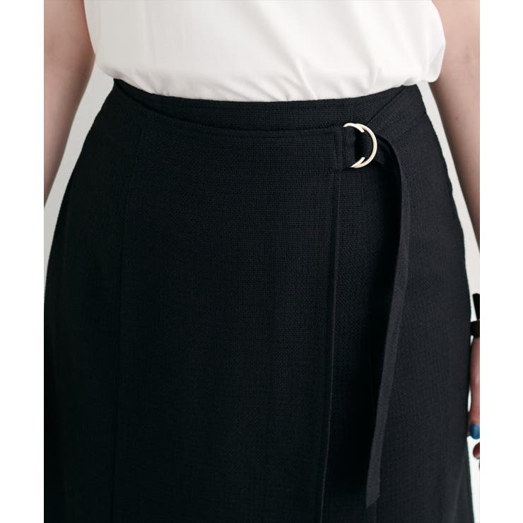 【natural couture】ラップ風ツイードスカート | NICE CLAUP / OLIVE des OLIVE　OUTLET | 詳細画像13 