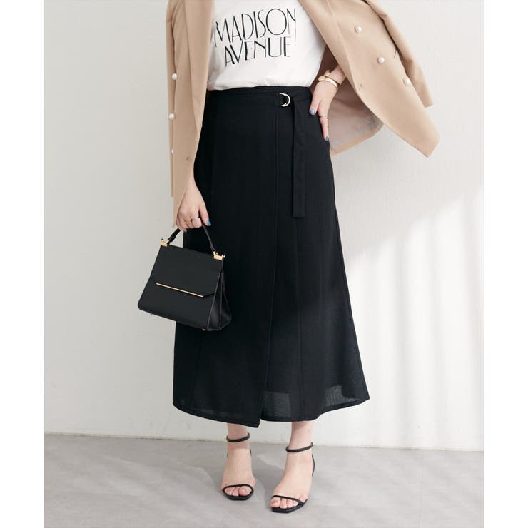 【natural couture】ラップ風ツイードスカート | NICE CLAUP / OLIVE des OLIVE　OUTLET | 詳細画像22 