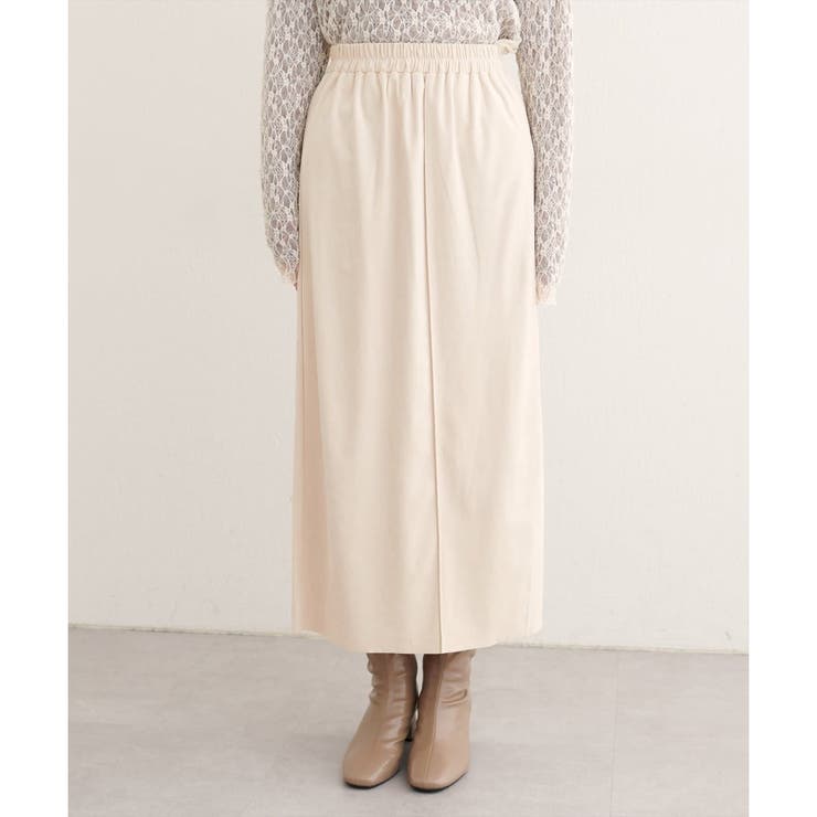 natural couture】マルチウェイカットスウェードスカート[品番