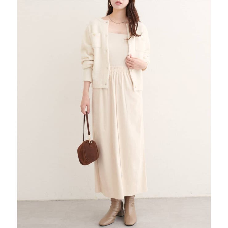 【natural couture】マルチウェイカットスウェードスカート | NICE CLAUP / OLIVE des OLIVE　OUTLET | 詳細画像8 