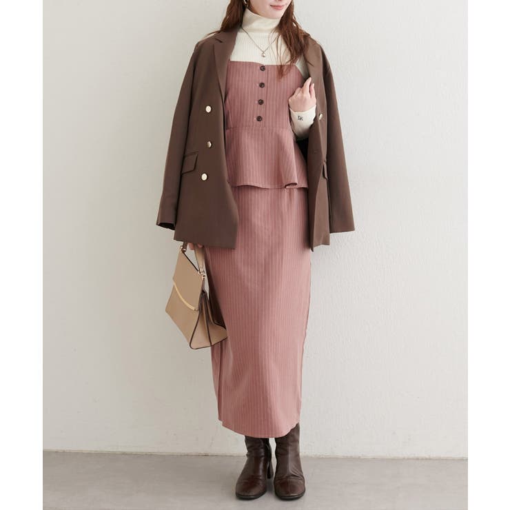 【natural couture】ペプラムビスチェ＆タイトスカート | NICE CLAUP / OLIVE des OLIVE　OUTLET | 詳細画像2 