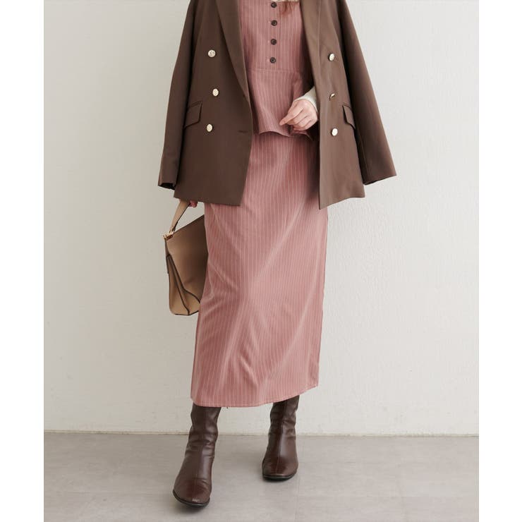 【natural couture】ペプラムビスチェ＆タイトスカート | NICE CLAUP / OLIVE des OLIVE　OUTLET | 詳細画像4 