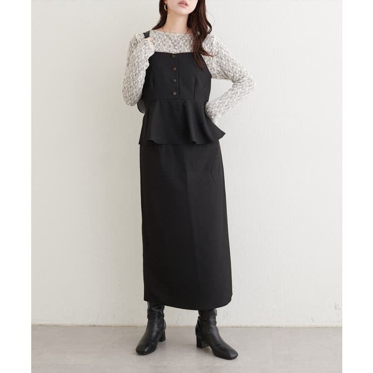 【natural couture】ペプラムビスチェ＆タイトスカート | NICE CLAUP / OLIVE des OLIVE　OUTLET | 詳細画像31 