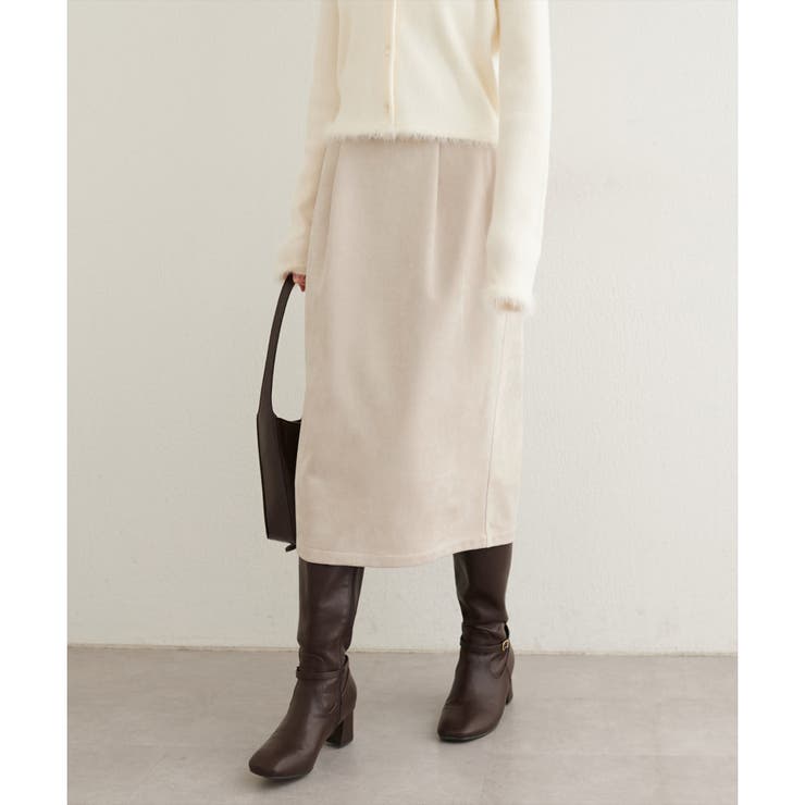 【natural couture】セミタイトミディ丈スカート | NICE CLAUP / OLIVE des OLIVE　OUTLET | 詳細画像3 